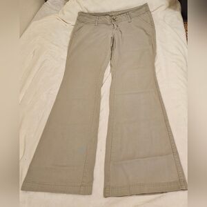 Y2K Flared Khaki Pants Arizona Jean Company Sz Jr 13
